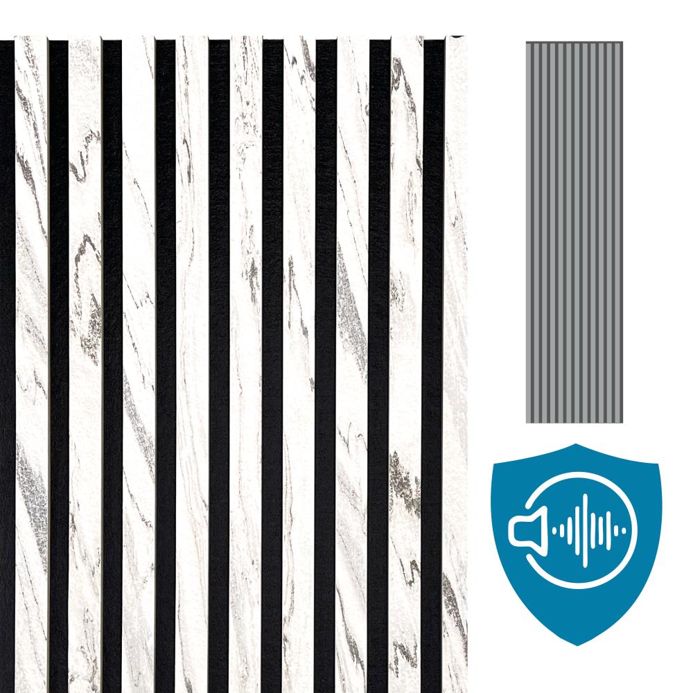 Arctic White Marble Acoustic Board