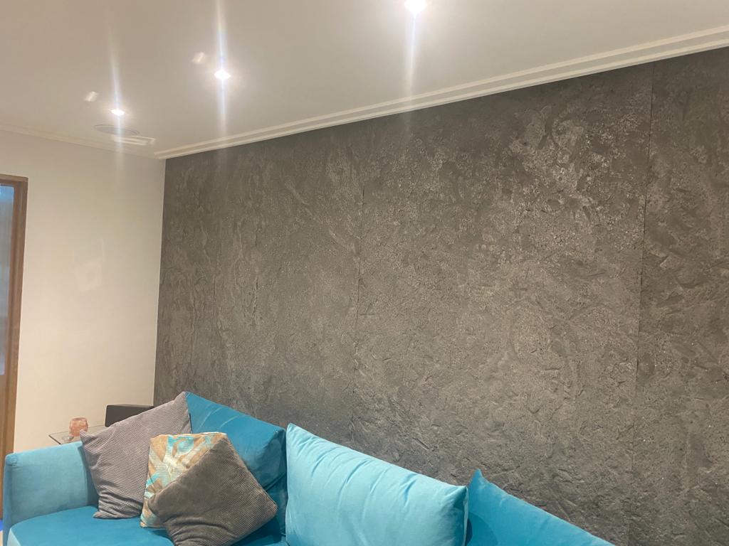 matrix slate veneer feature wall