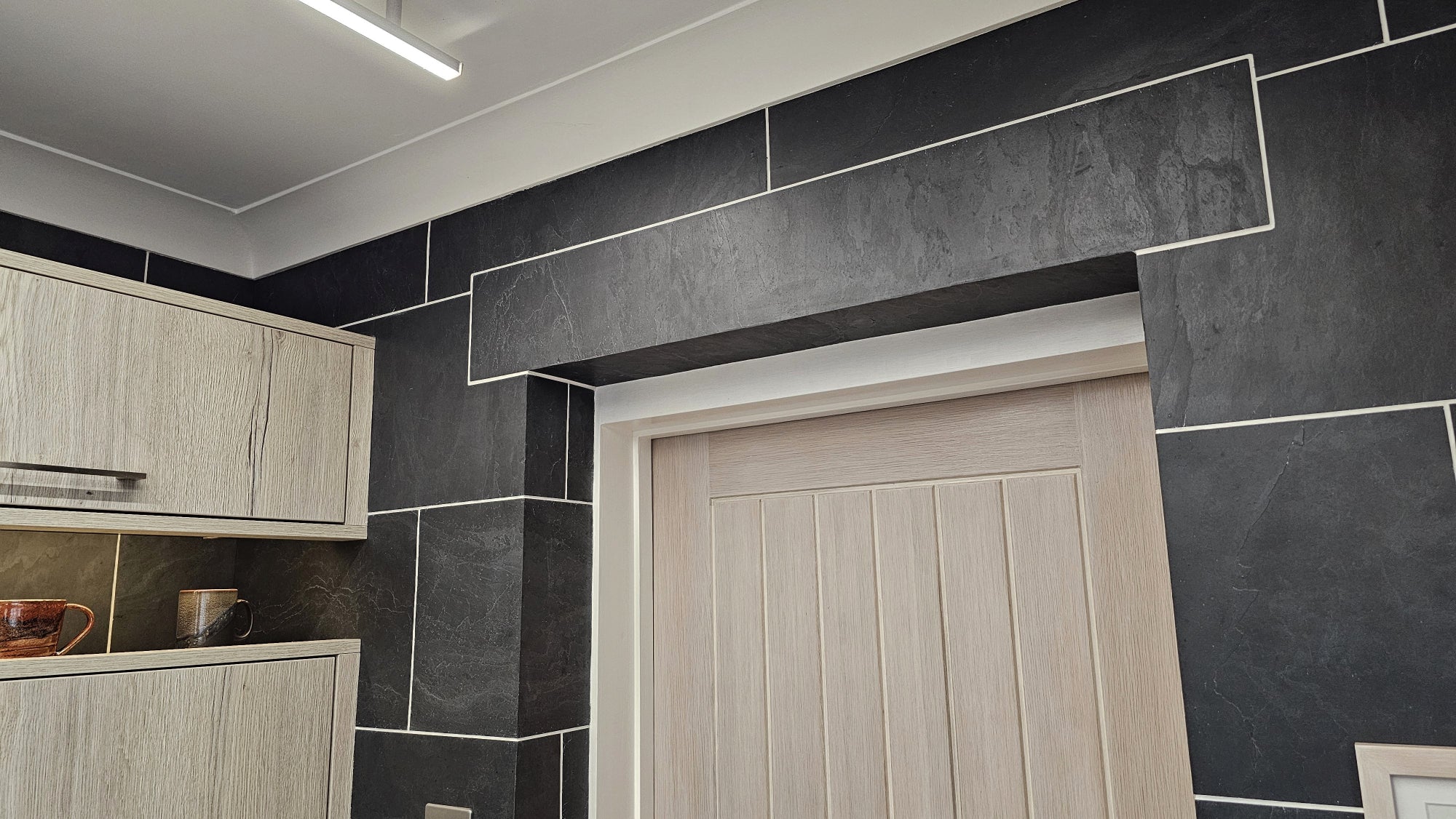 Nero Slate Self Adhesive 60 x 30cm, Pack Of 6 Thin Sheets