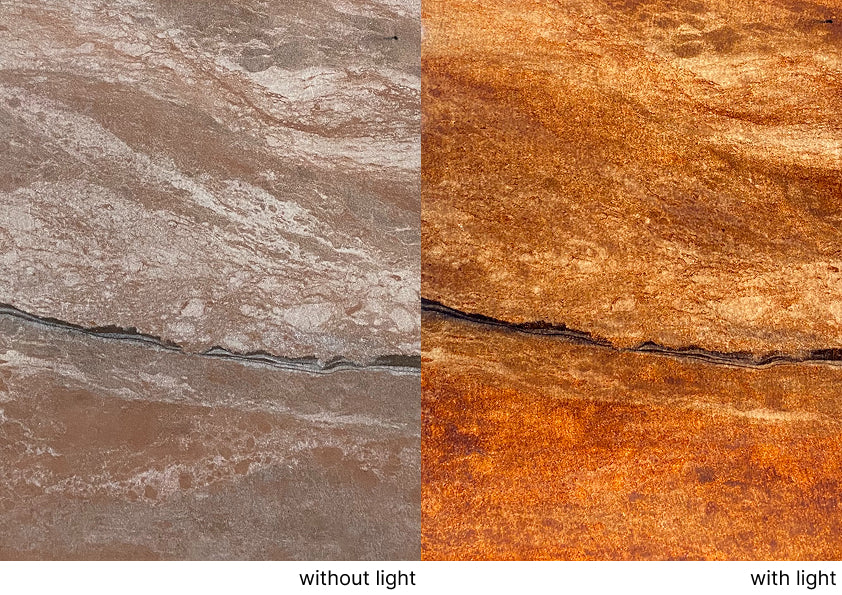 Sicilian Red Quartz-Sand Veneer