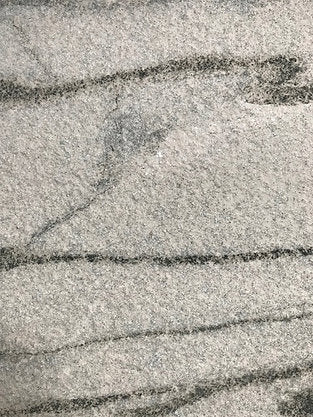 Mystic White marble veneer close up