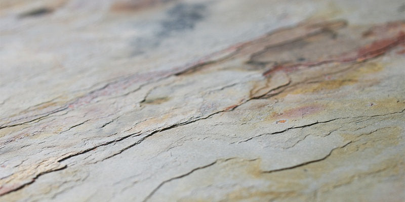 Falling Leaves slate veneer close up