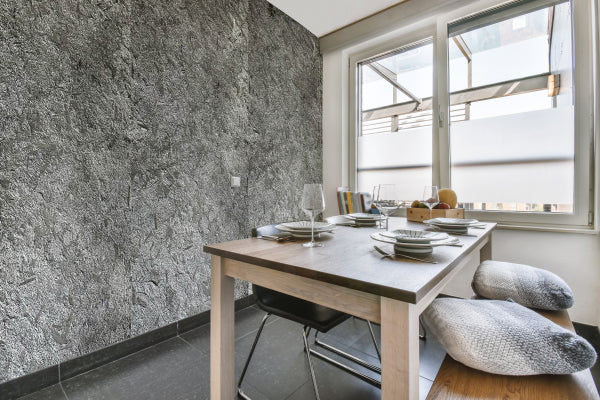 Matrix slate veneer feature wall