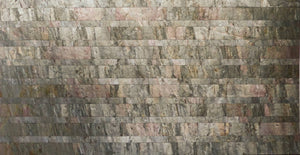 Burning Forest Multi Brick slate veneer brick mosaic pattern slate veneer sheet