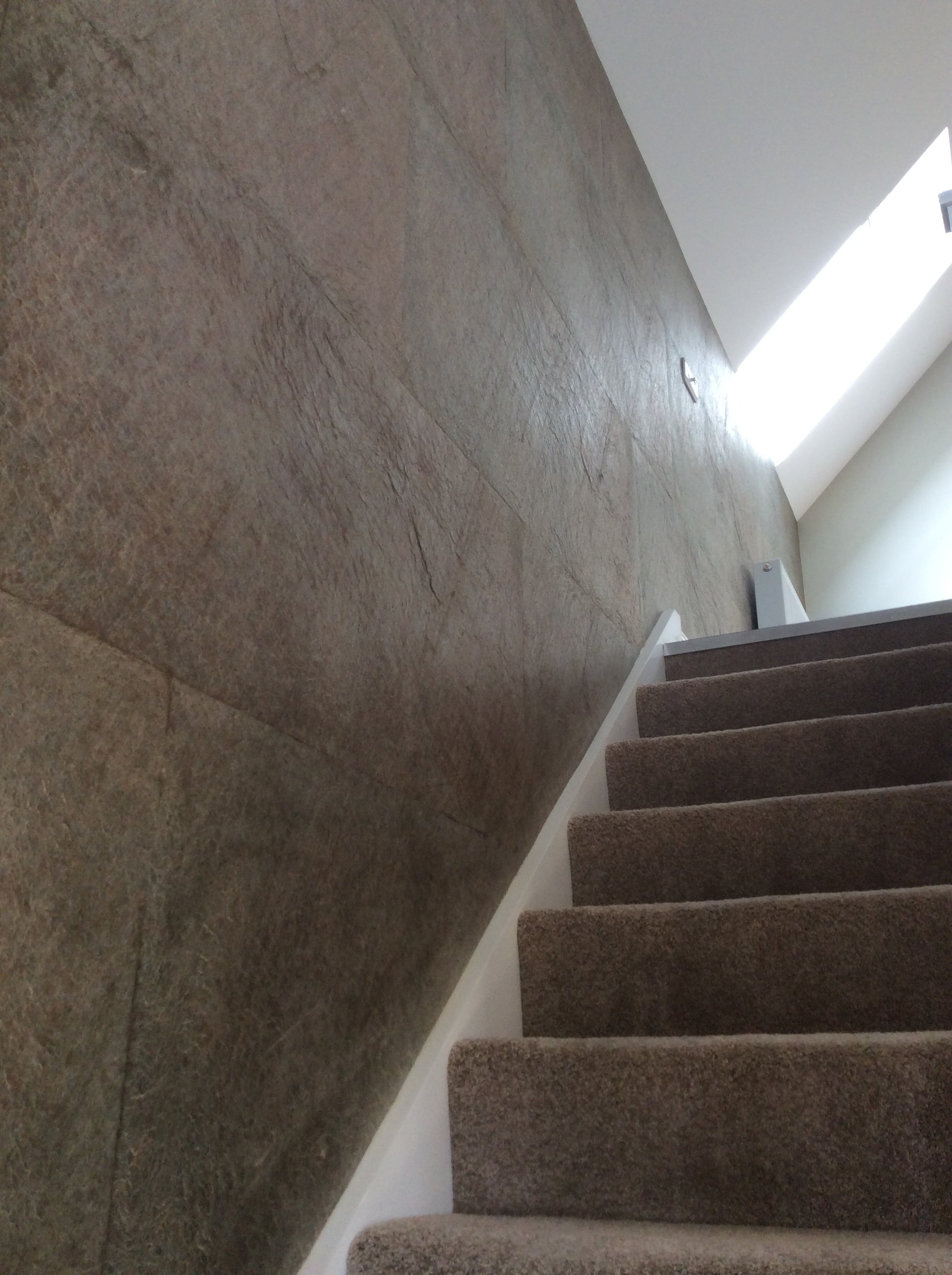 Cobre slate veneer feature wall