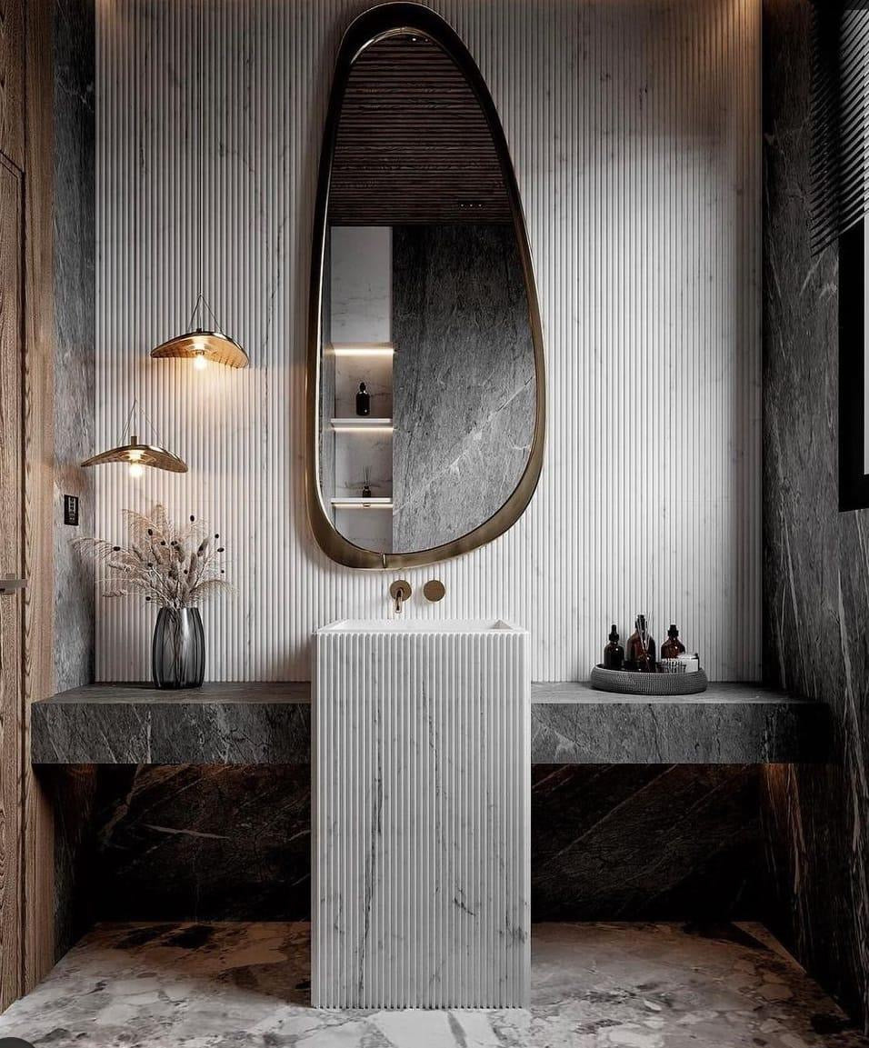 Carrara white marble carding tile