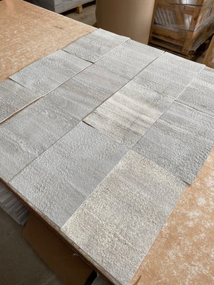 Arctic Grey 30 x 20cm Marble Veneer Tiles