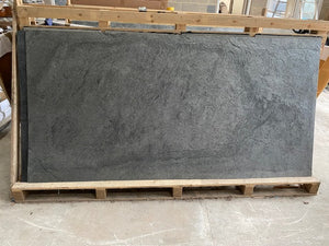 X1 Silver Grey 244 x 122cm Slate Veneer Sheet With One Damaged Edge Or Corner