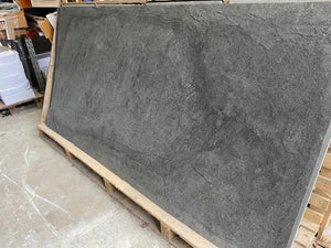 X1 Silver Grey 244 x 122cm Slate Veneer Sheet With One Damaged Edge Or Corner