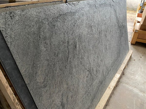 X1 Silver Grey 244 x 122cm Slate Veneer Sheet With One Damaged Edge Or Corner