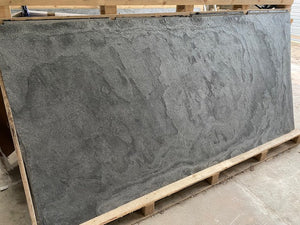 X1 Silver Grey 244 x 122cm Slate Veneer Sheet With One Damaged Edge Or Corner