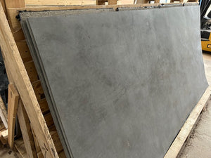 X1 Light Grey Concrete 244 x 122cm Limestone Veneer Sheet With Damaged Edges