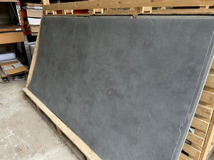 X1 Light Grey Concrete 244 x 122cm Limestone Veneer Sheet With Damaged Edges