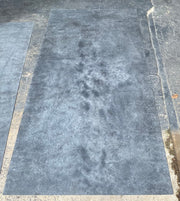 X2 DAMAGED Dark Blue Grey Concrete 244 x 122cm Limestone Veneer Sheets