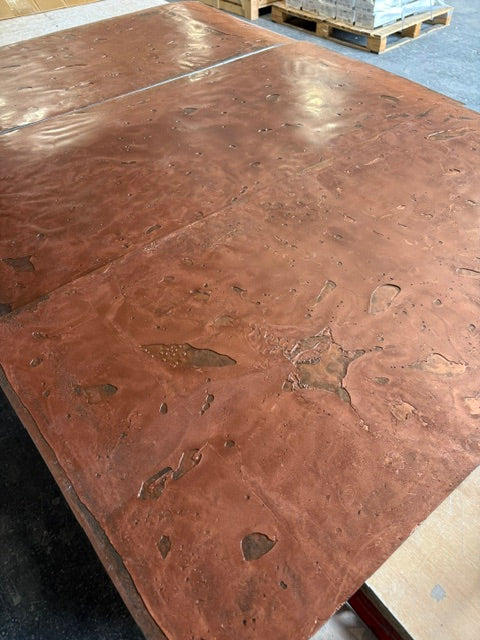 Limited Edition Dark Rustic Copper Metal Veneer Sheet