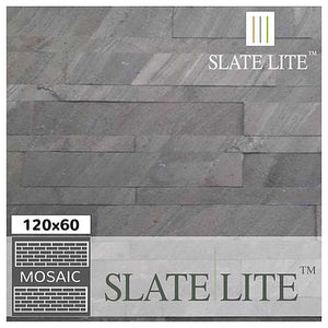 D Black slate veneer multi brick, brick pattern textured slate sheets for features walls