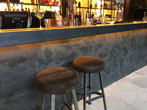 Arcobaleno Colore slate veneer bar front cladding