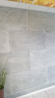 Green Pearl limestone veneer feature wall