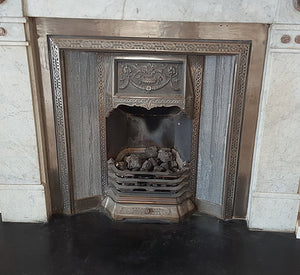 Monsoon Black marble veneer fireplace 