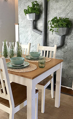 Silver grey slate veneer feature wall