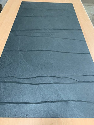 Terra Black slate veneer sheets