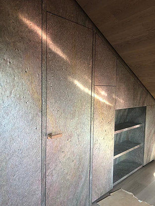 Burning Forest slate veneer feature wall