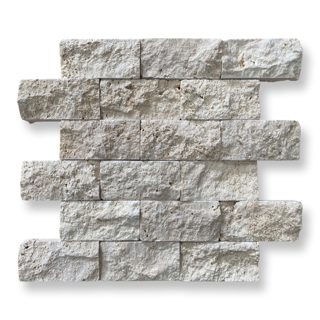 Classic travertine split face cladding natural stone tile