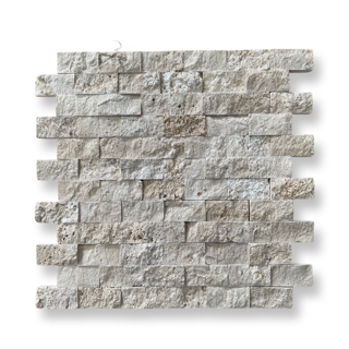 Classic travertine split face cladding natural stone tile