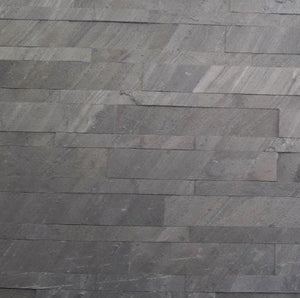 D Black slate veneer multi brick, brick pattern textured slate sheets for features walls